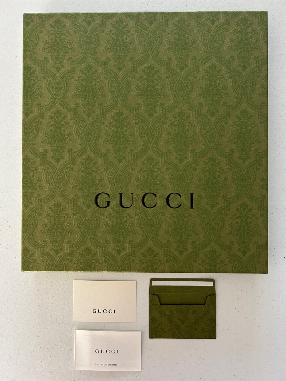 Gucci gift box ~12”x13”x1.25”